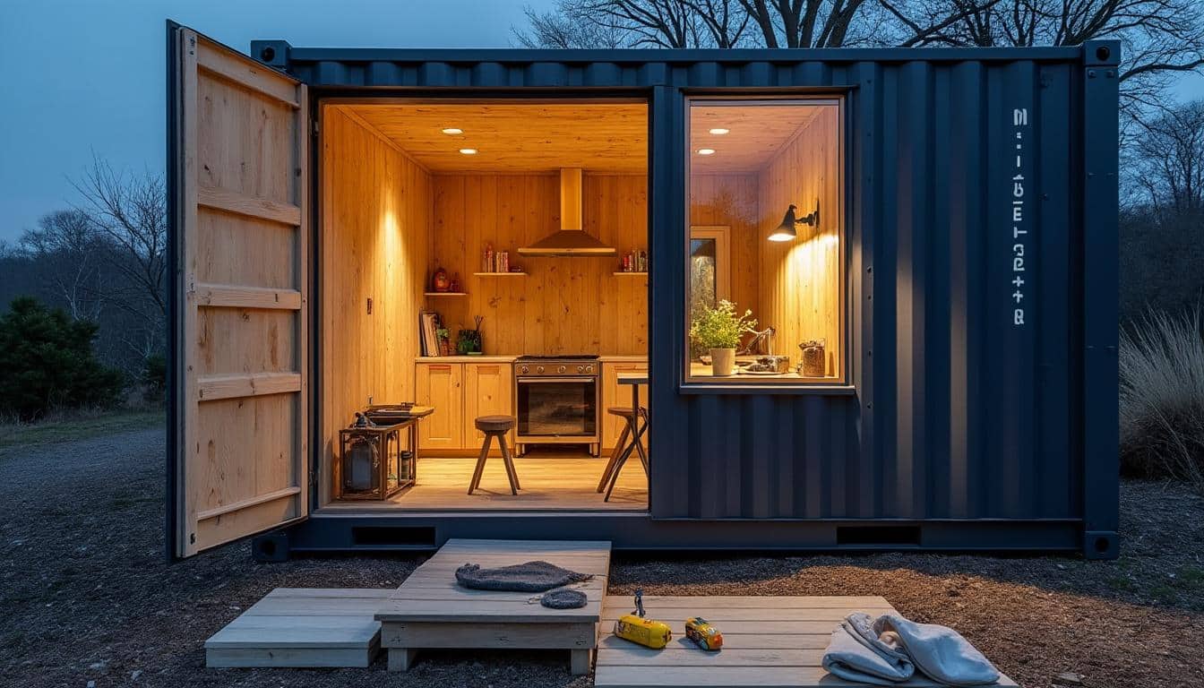 Illustration: Comprendre l’aménagement d’un container : définition et bases essentielles