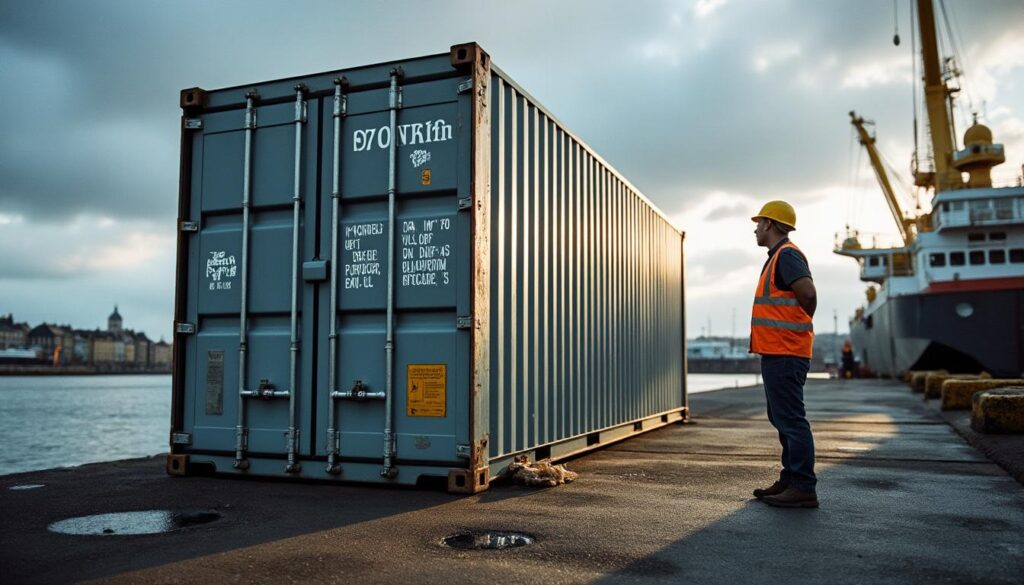 Hauteur du conteneur 20 pieds : dimensions et choix essentiels