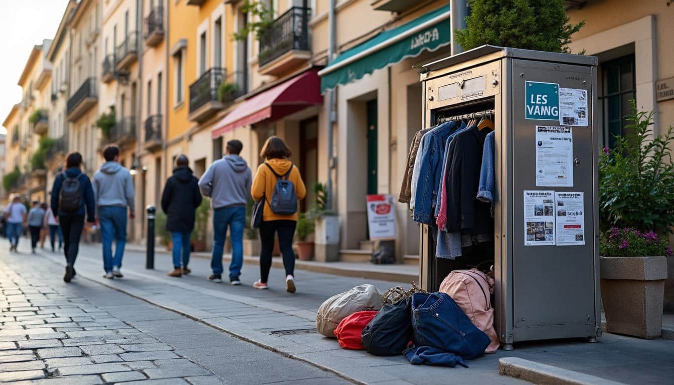 Illustration: Comprendre le rôle des conteneurs à vêtements dans la métropole marseillaise