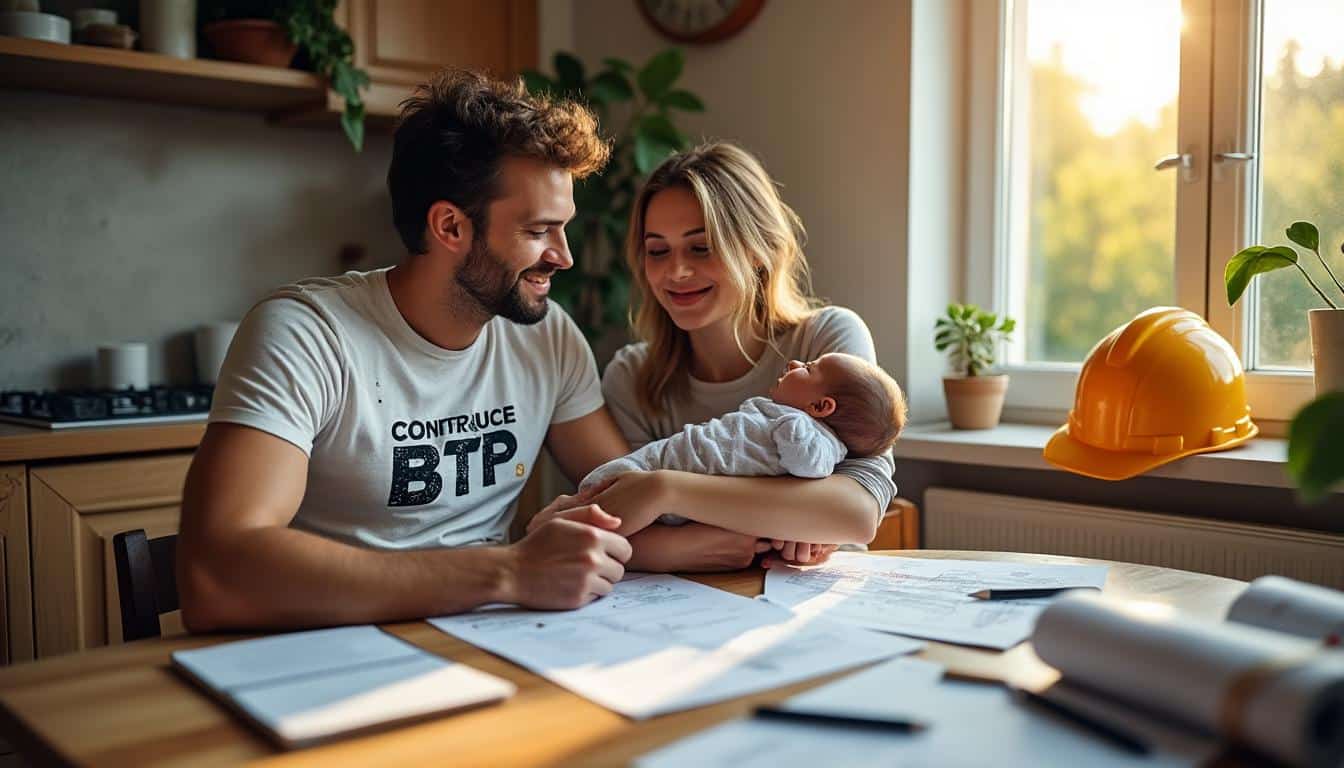 Illustration: Comprendre l’aide financière liée à la naissance pour les salariés du BTP