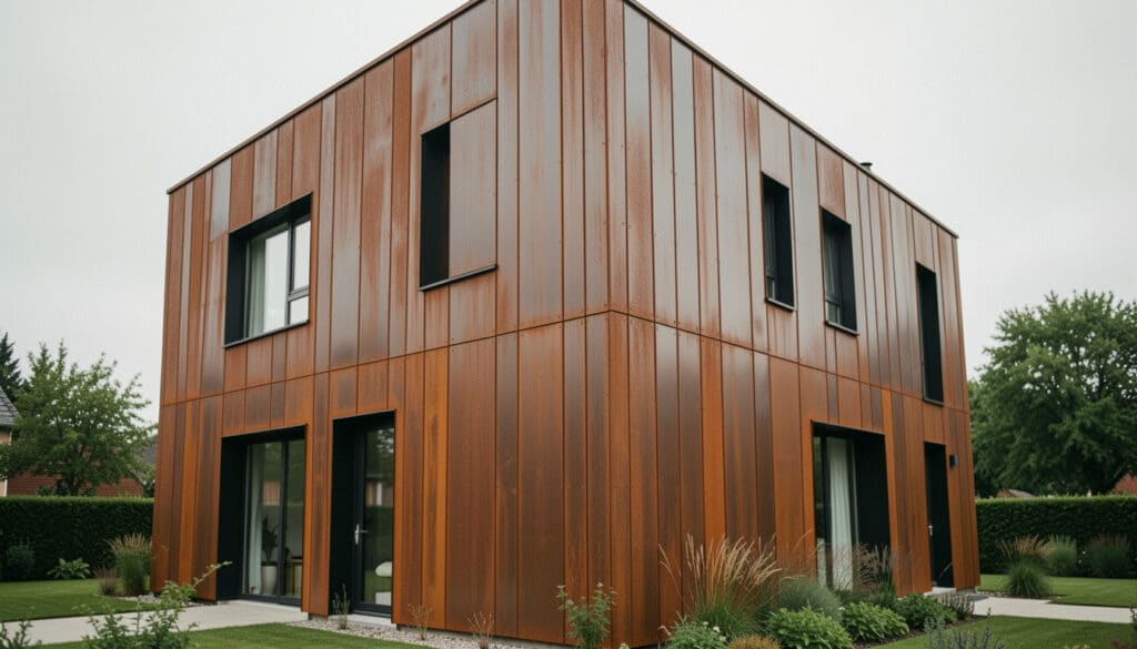 Bardage en acier Corten : atouts, pose et limites