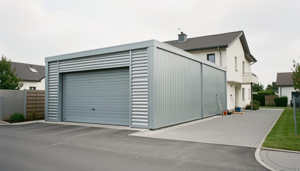 Garage en acier : avantages, pose et critères de choix