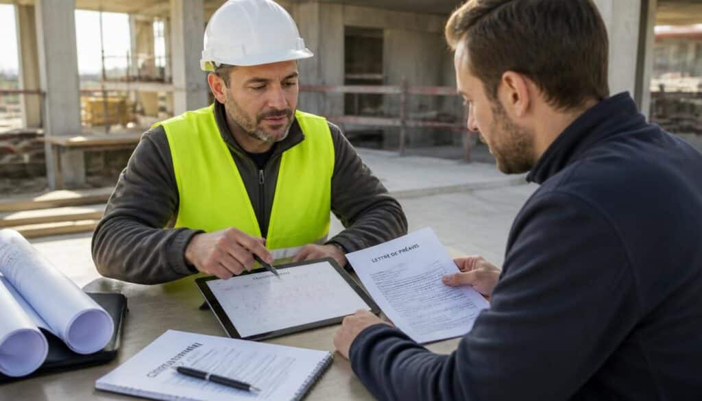 Préavis des ETAM du bâtiment : durée, calcul et cas